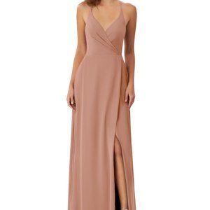 Azazie Davis Bridesmaid Dress in Champagne Rose